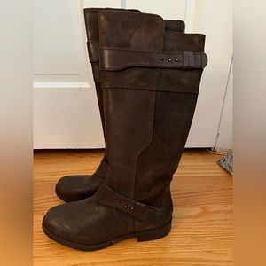 UGG Dayle Tall Boots, Size 8, Dark Brown